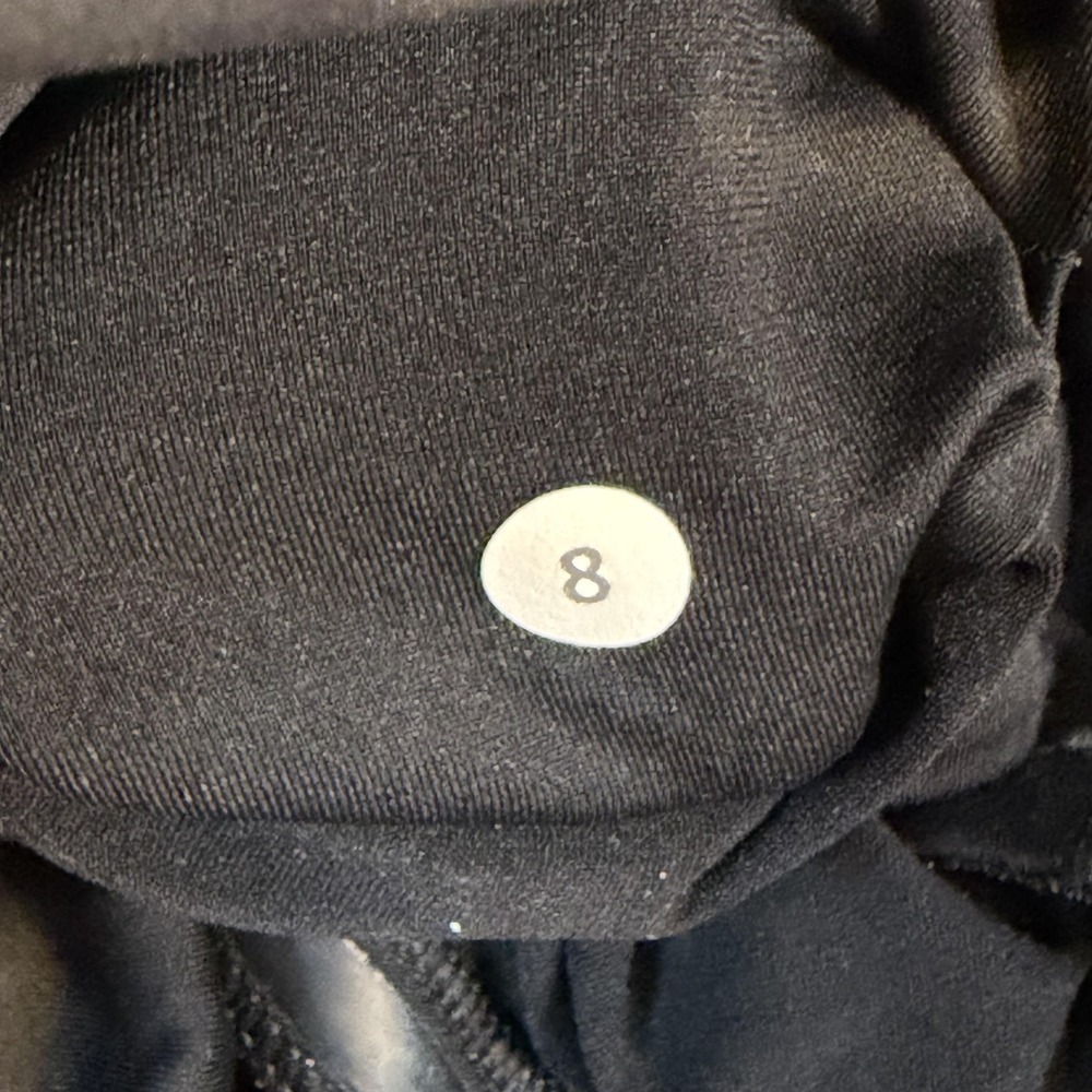 Lululemon Skort Womens 8 Black Athletic Running Built In Shorts Pockets Tennis - Picture 2 of 6